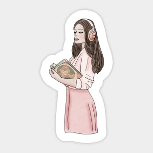 Relax girl Sticker